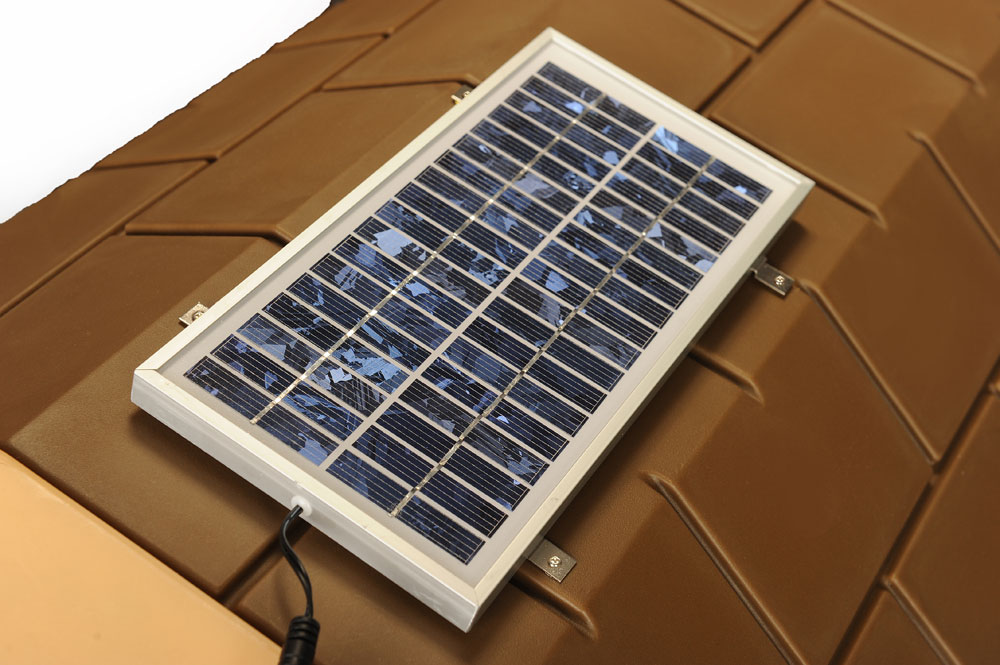 portátil para Invernadero de gallinero para Perros Panel Solar Jinyi Ventilador de Panel Solar 