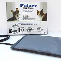 Insulated Doghouse floor heater